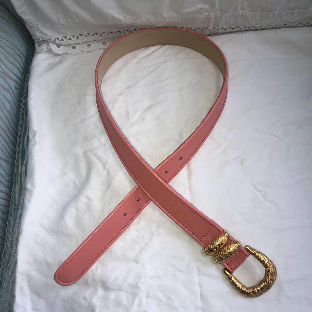 Vintage Carlisle Leather Coral belt